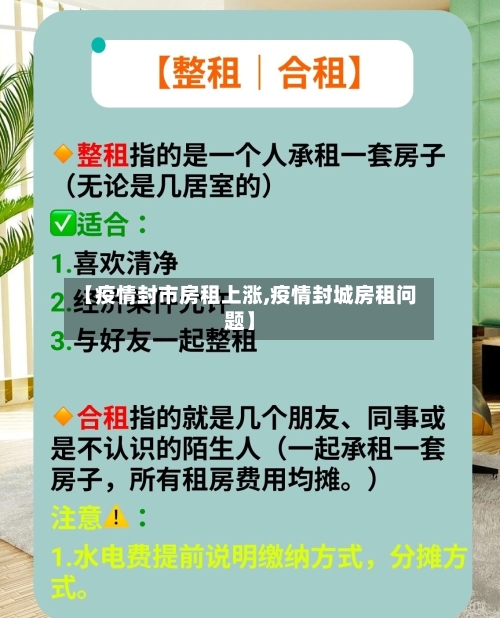 【疫情封市房租上涨,疫情封城房租问题】-第2张图片