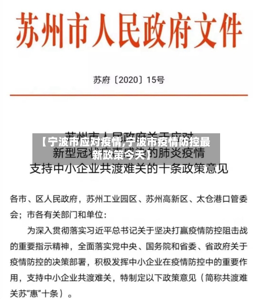 【宁波市应对疫情,宁波市疫情防控最新政策今天】-第1张图片