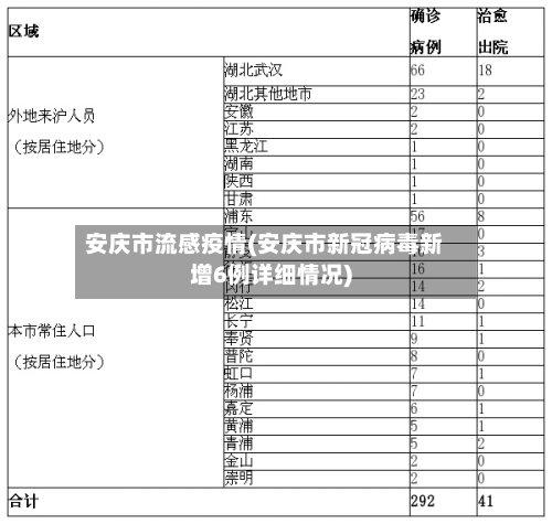安庆市流感疫情(安庆市新冠病毒新增6例详细情况)-第3张图片